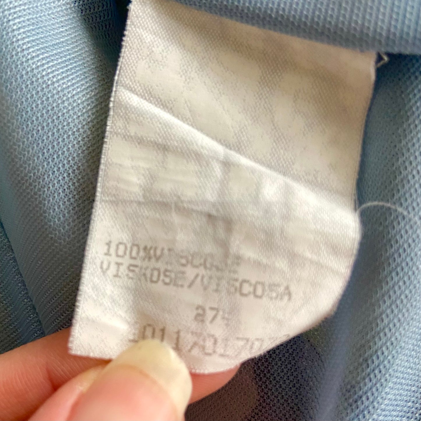 Blue flower maxi dress