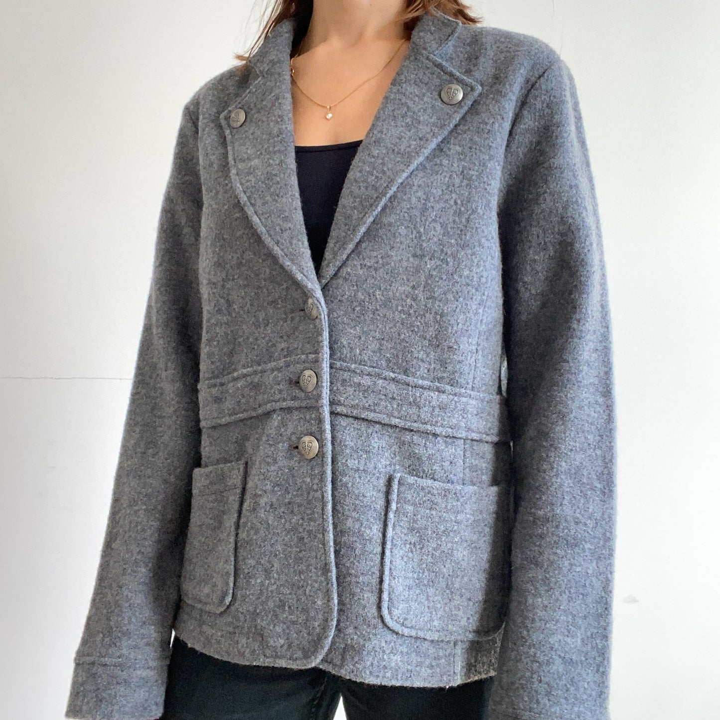 Wool grey jacket