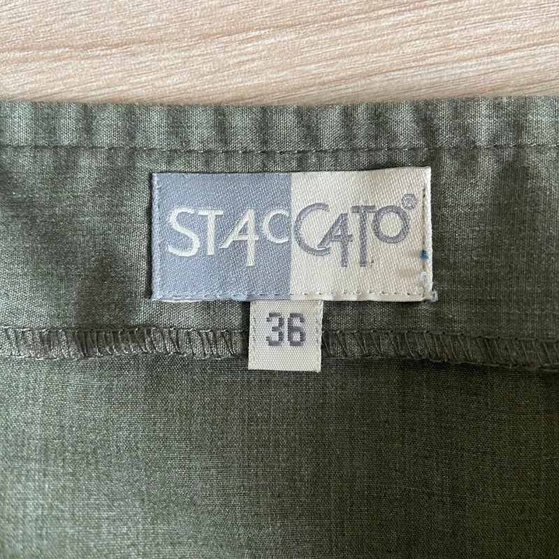 Green maxi summer dress-Size 36 Rachel Green