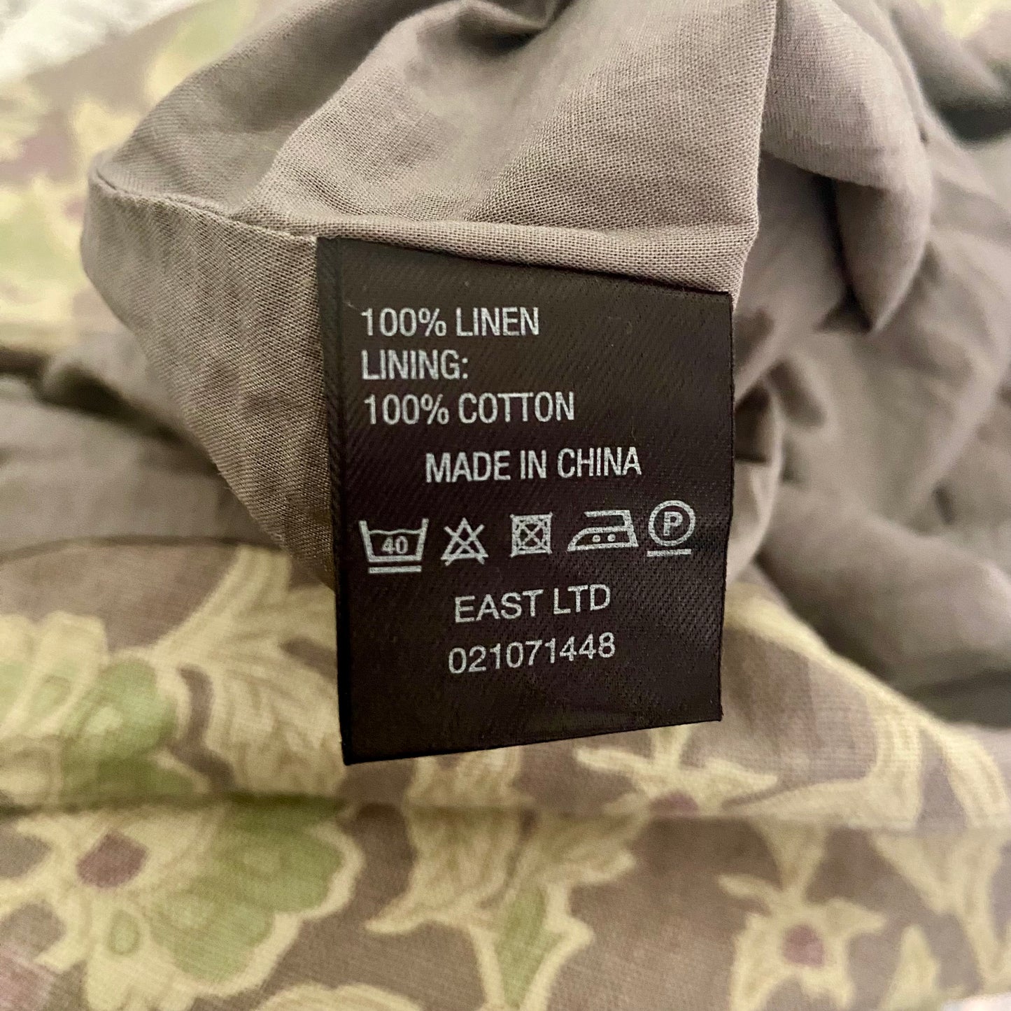 Midi linen skirt size 14