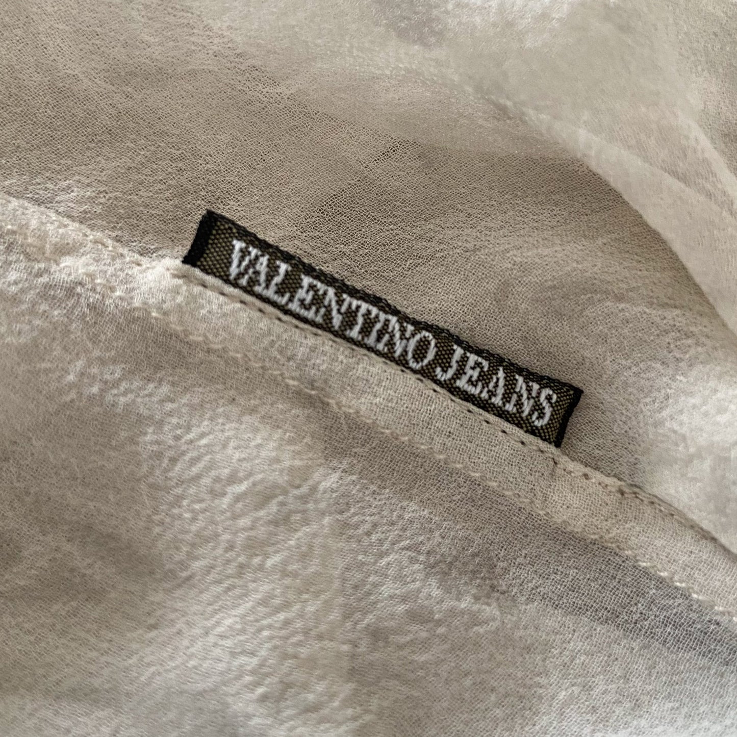 Valentino jeans silk shirt.