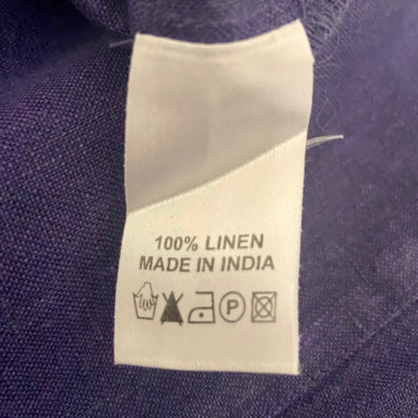 Purple maxi linen skirt
