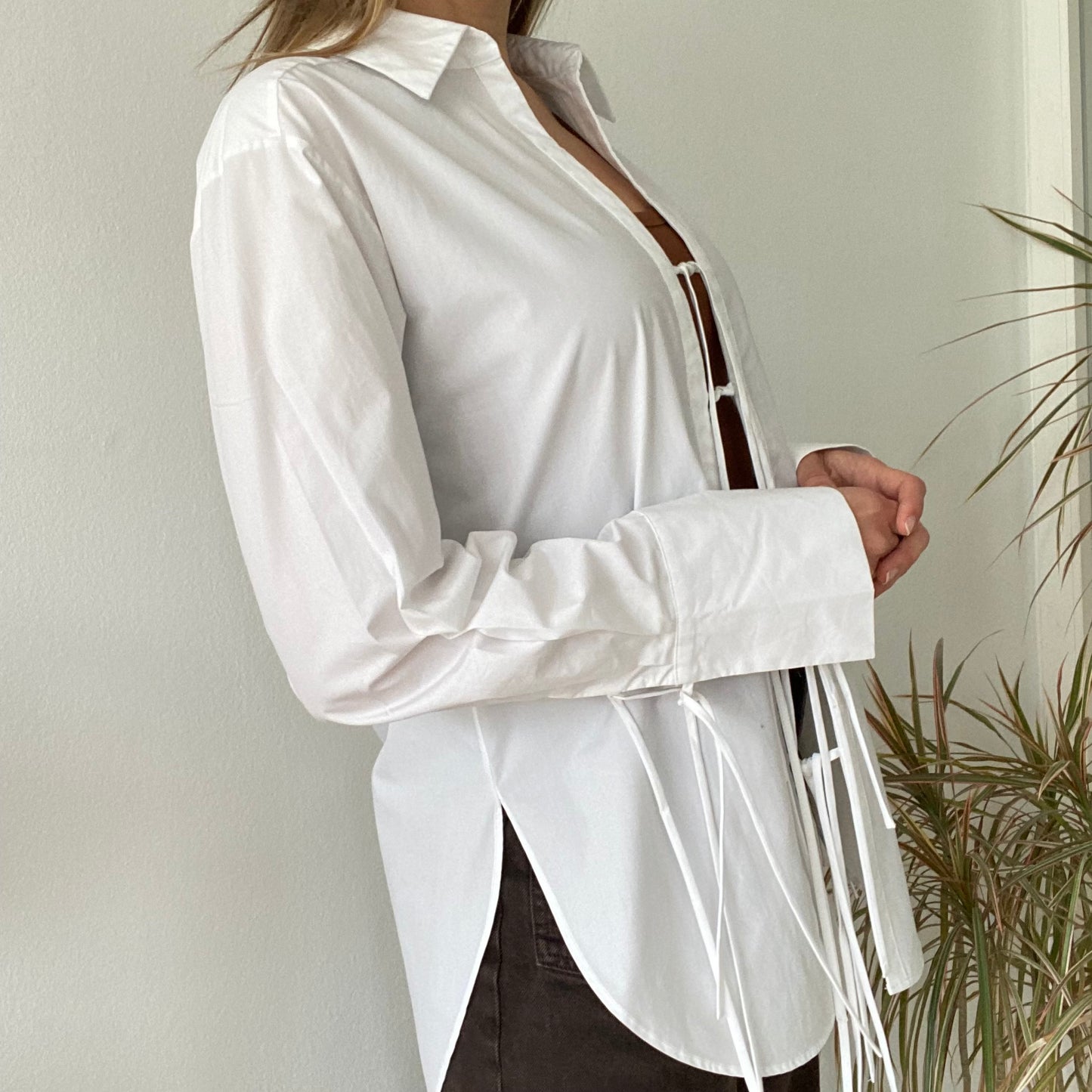 Lace shirt top- Size L