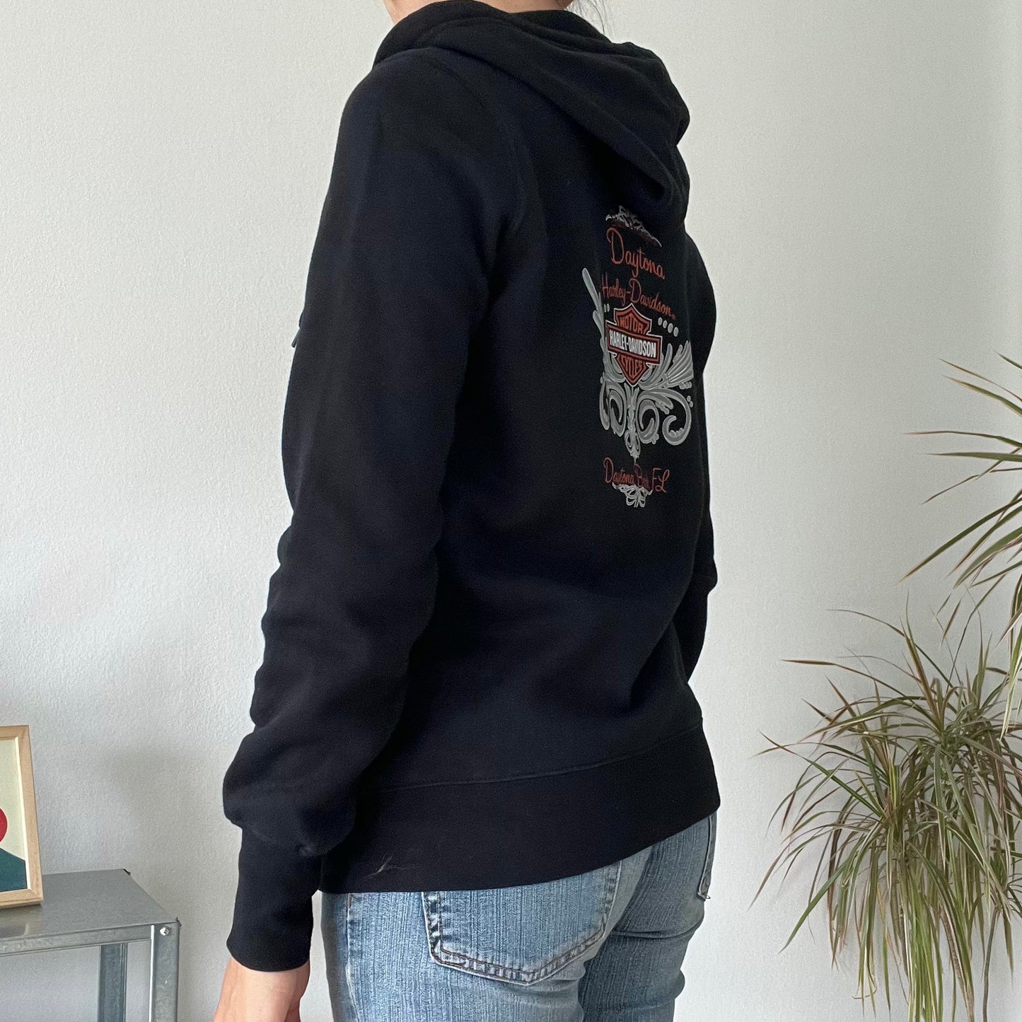 Harley-Davidson full-zip hoodie- Size S