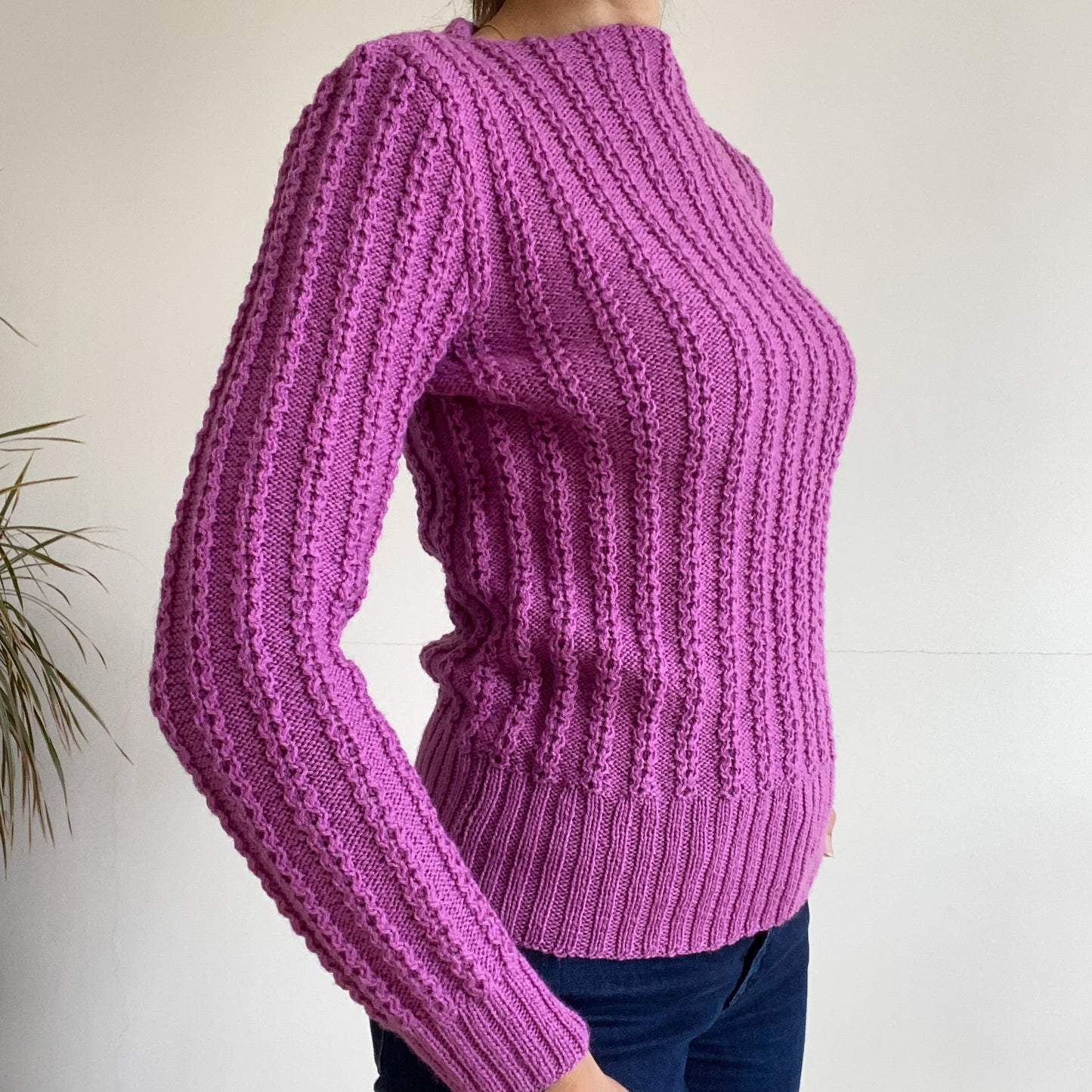 90s neck pullover sweater