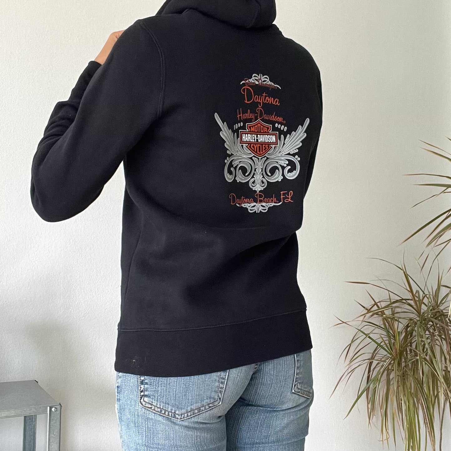 Harley-Davidson full-zip hoodie- Size S