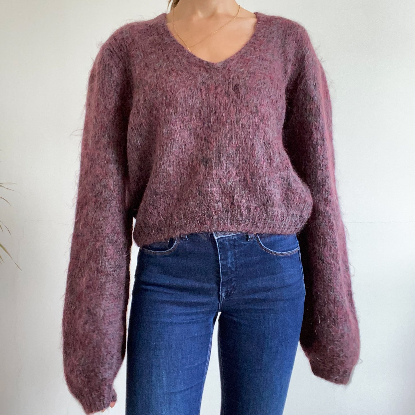 Purple pullover