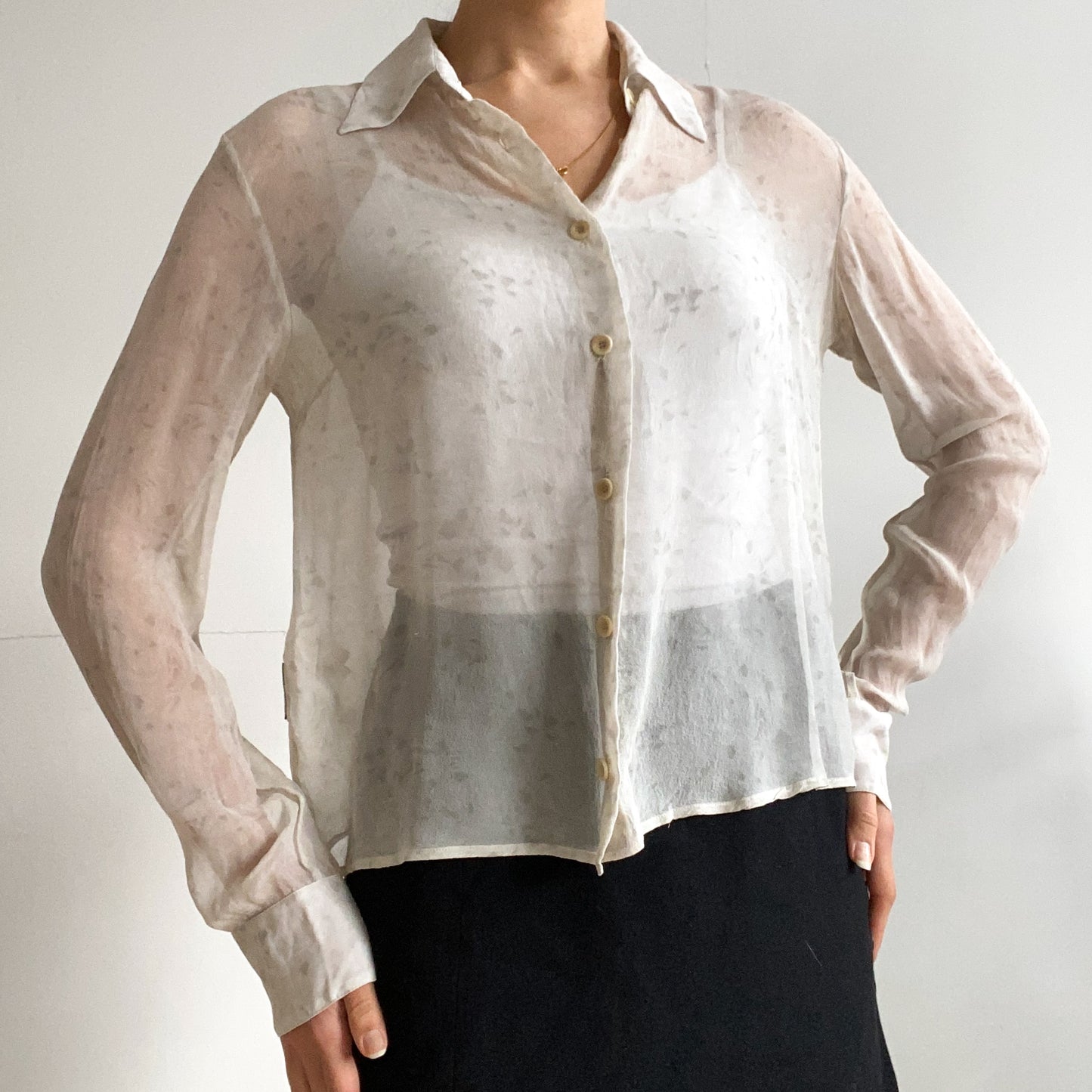 Valentino jeans silk shirt.