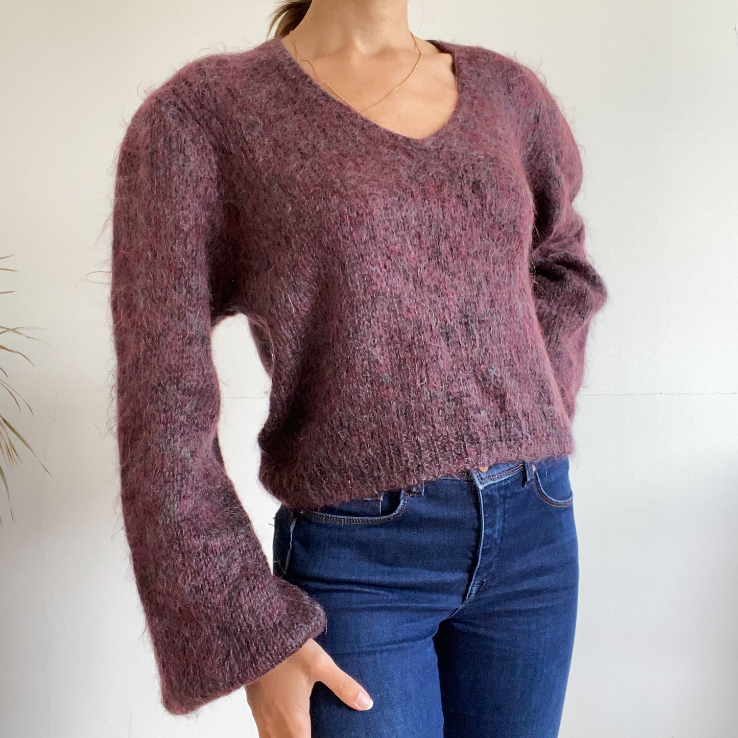 Purple pullover
