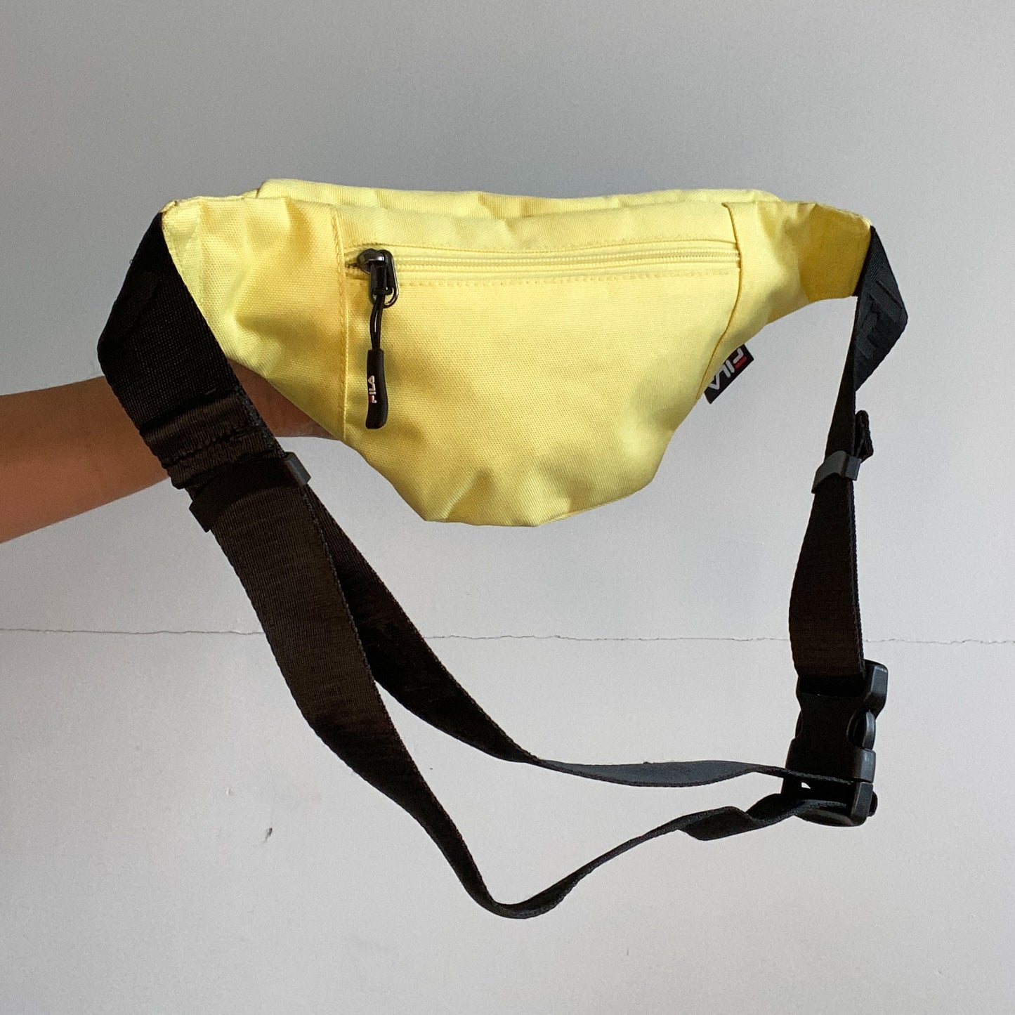 Yellow fila bum bag