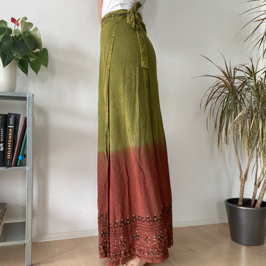 Wrap skirt and top set free size