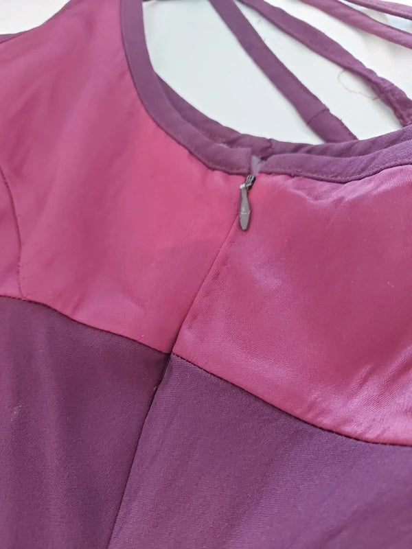 Bazar de Christian lacroix dress magenta purple-Size XS