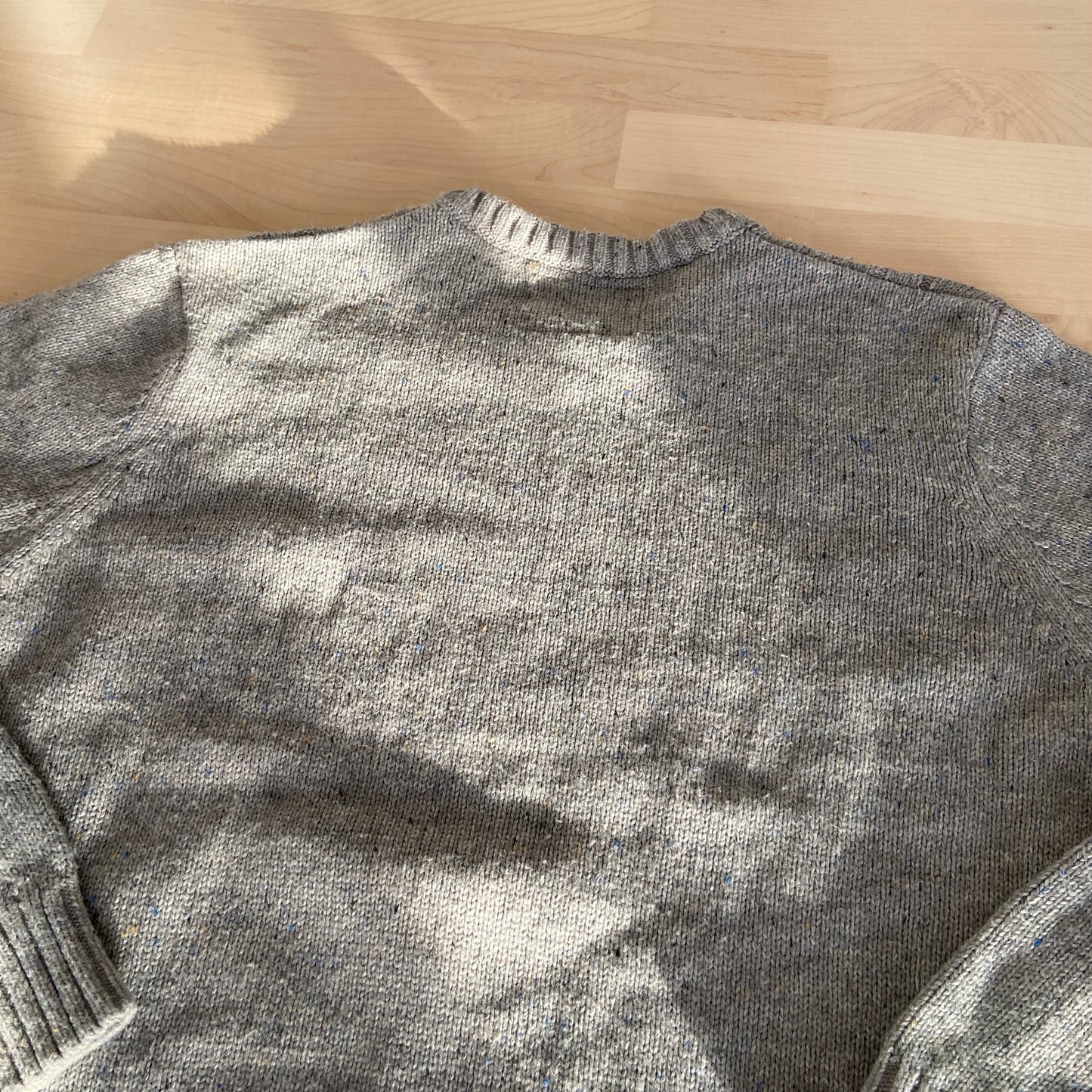 Grey warm sweater pullover