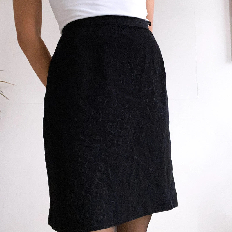 Black cocktail skirt