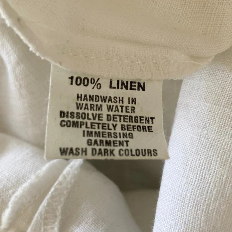 White linen shirt- Size XL