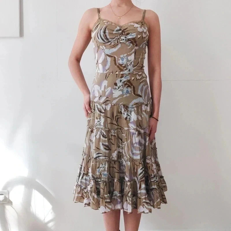 Essentiel Antwerp Floral Midi Dress – Size 36