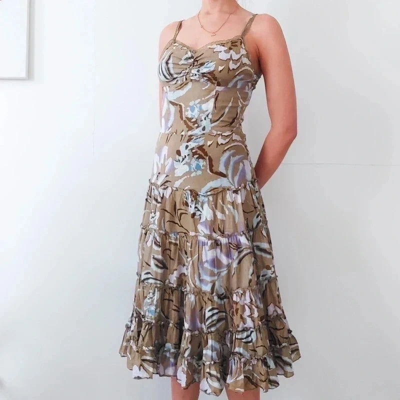 Essentiel Antwerp Floral Midi Dress – Size 36