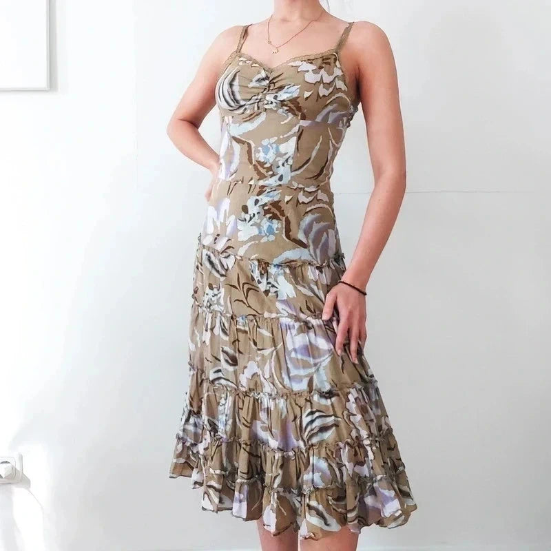 Essentiel Antwerp Floral Midi Dress – Size 36