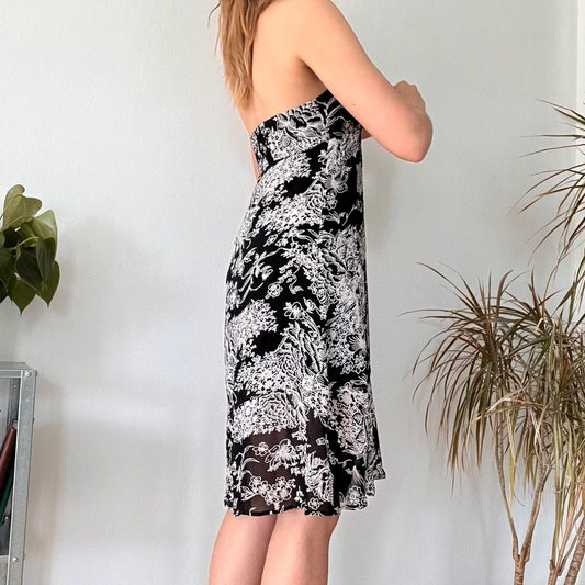 Summer strapless dress size 38 y2k 2000s