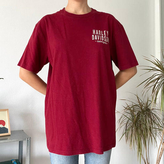 Harley Davidson, red T-shirt San Diego- Size L