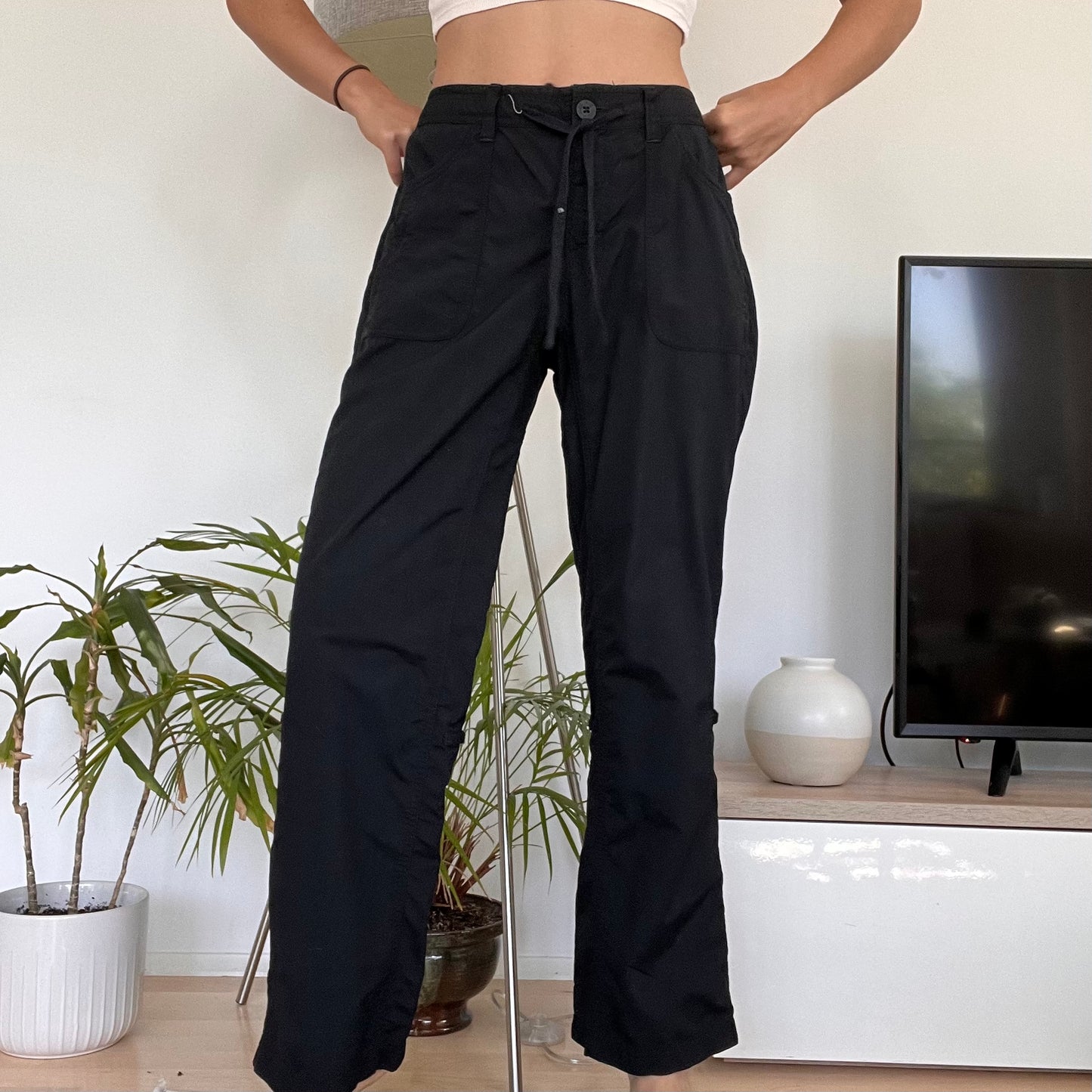 The North Face hiking black trousers-Size 40
