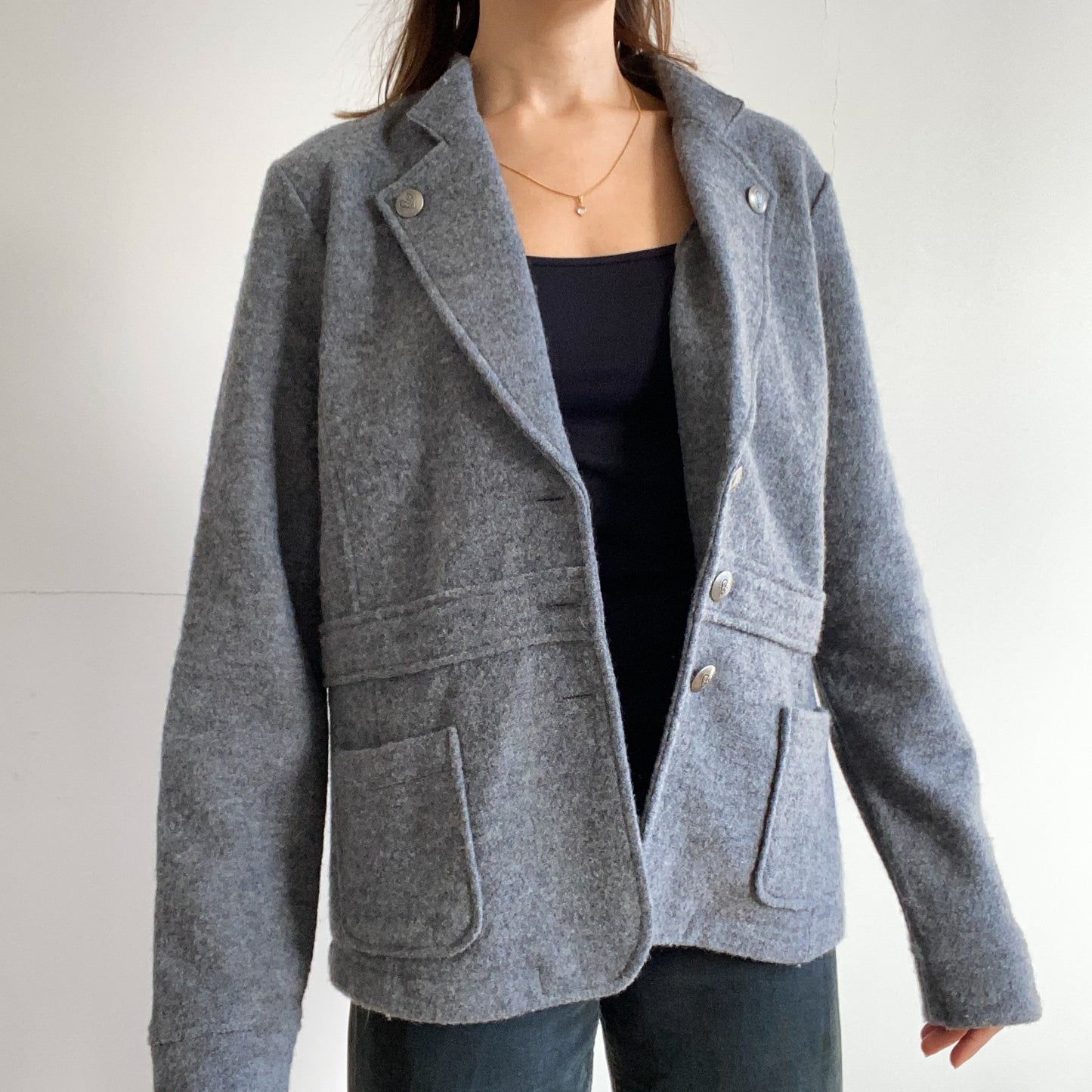 Wool grey jacket