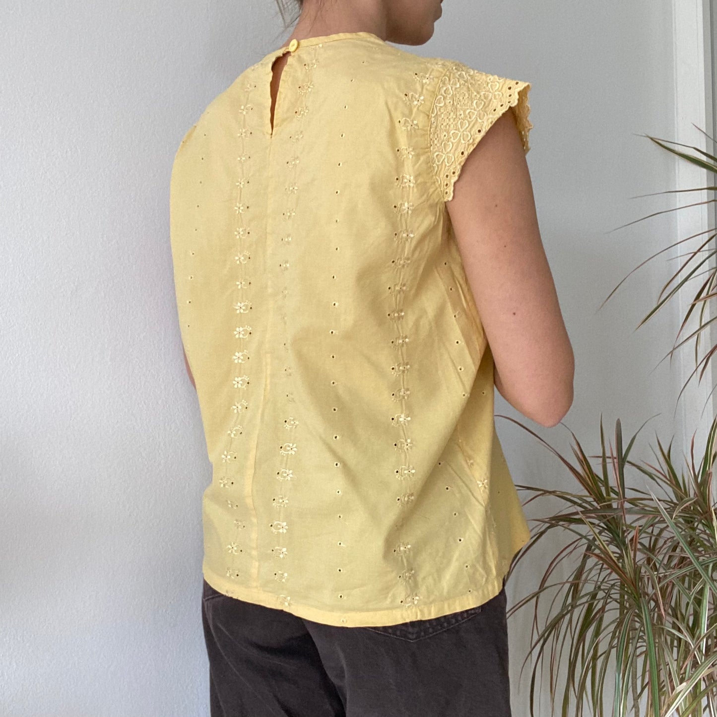 Yellow blouse