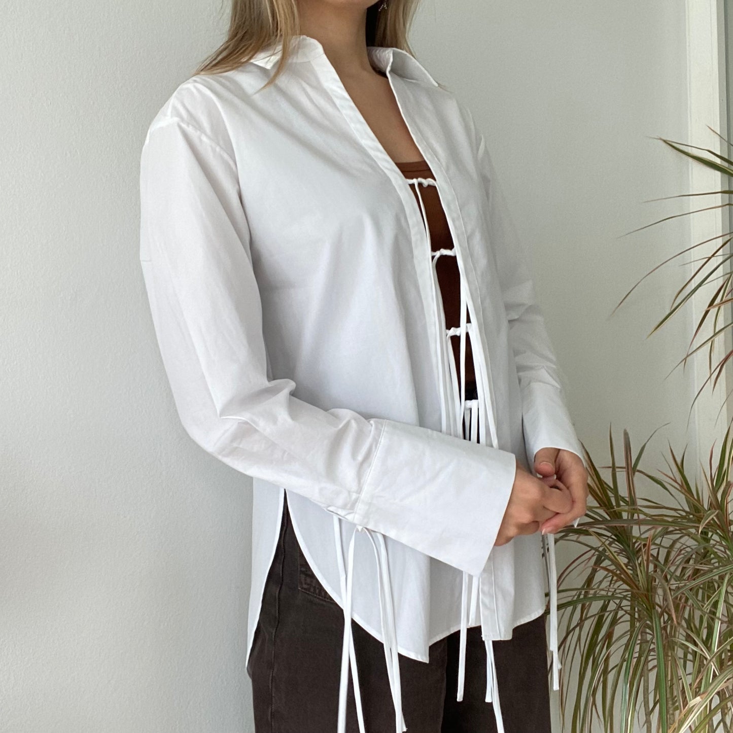 Lace shirt top- Size L