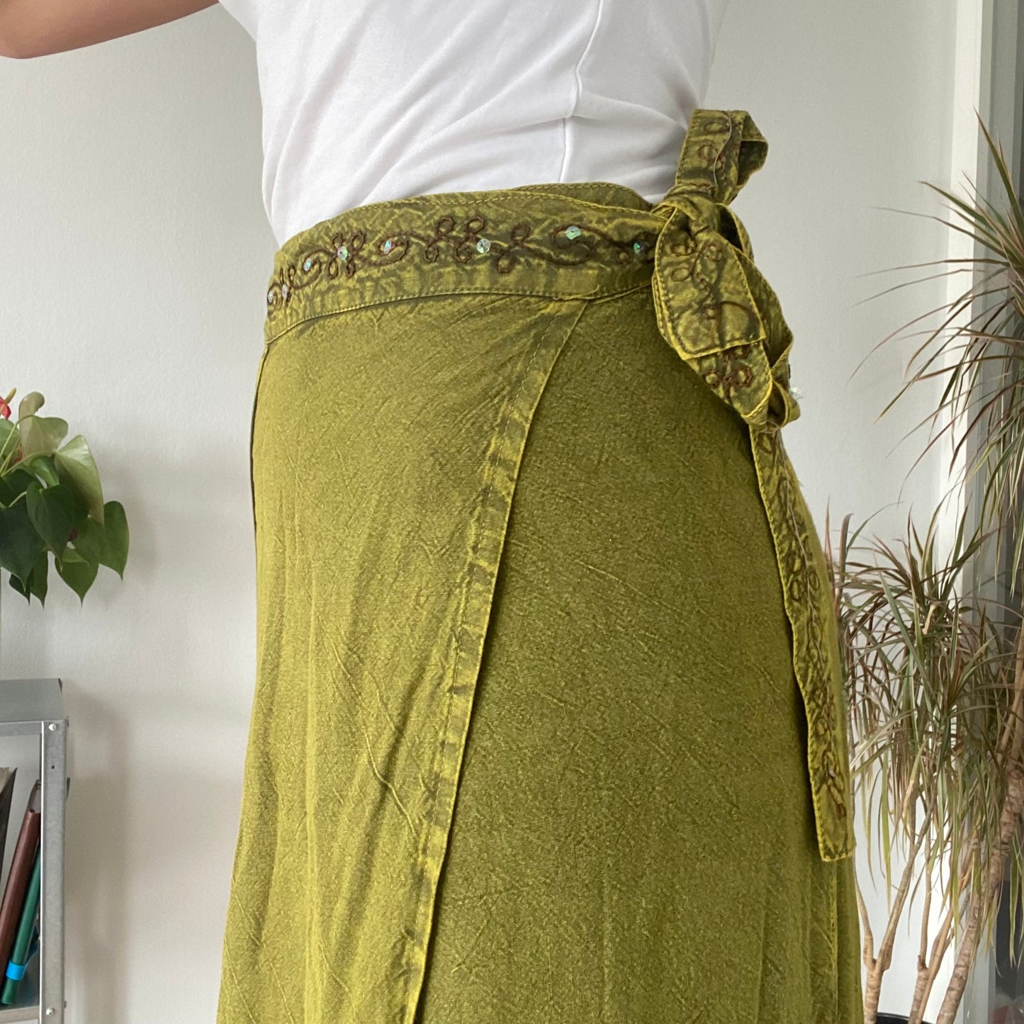 Wrap skirt and top set free size