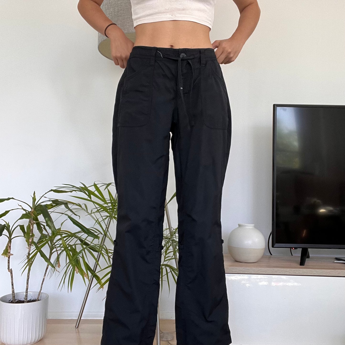 The North Face hiking black trousers-Size 40