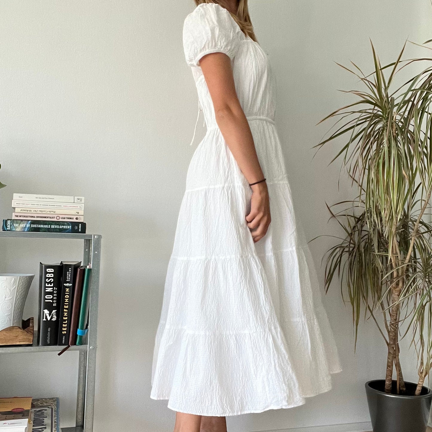 White prairie dress-Size