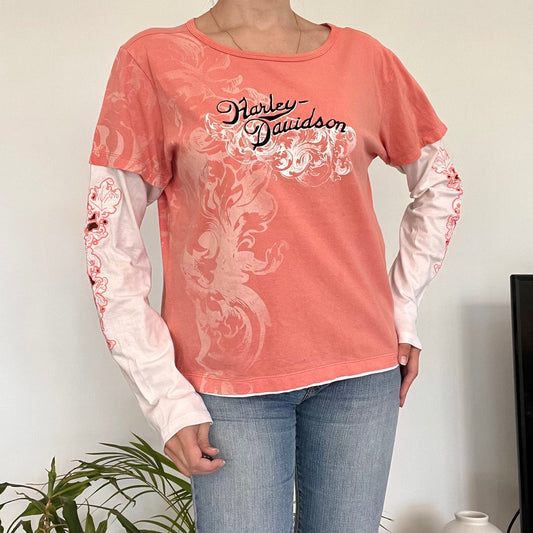 Harley Davidson long sleeve Top-Size XL