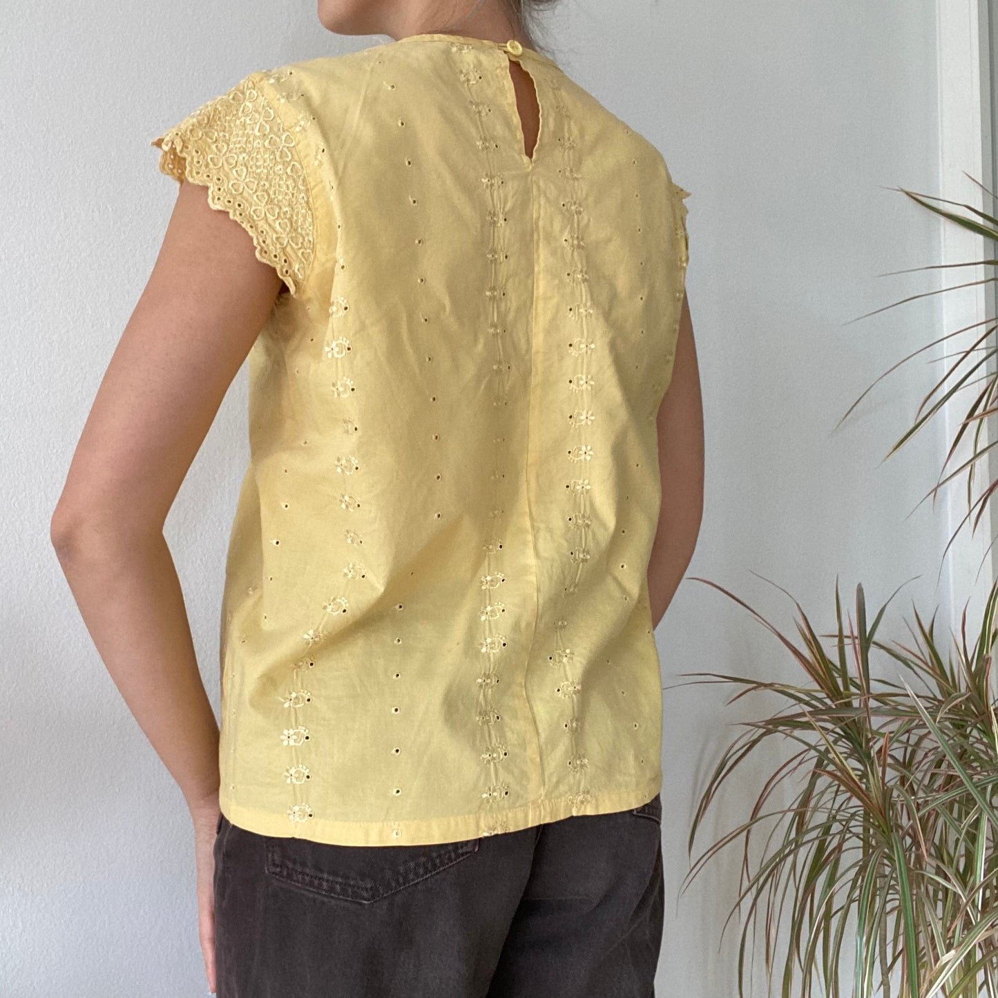 Yellow blouse