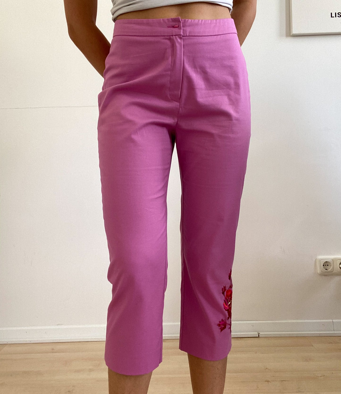 Pink trousers