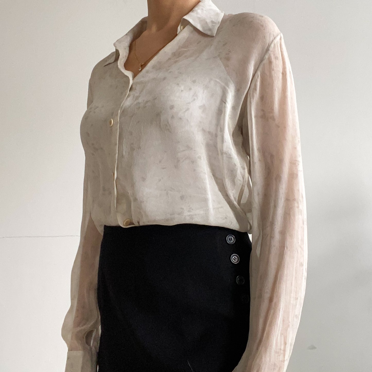 Valentino jeans silk shirt.