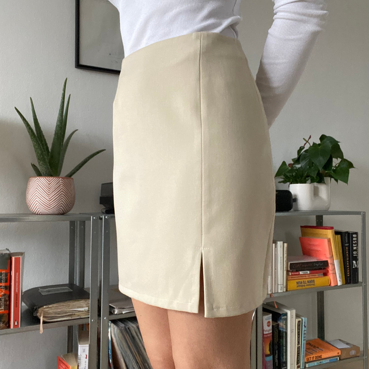 Mini butter yellow pencil skirt Sinéquanone-Size XS