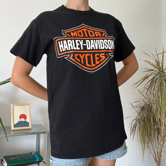 Harley Davidson, black T-shirt-Size M