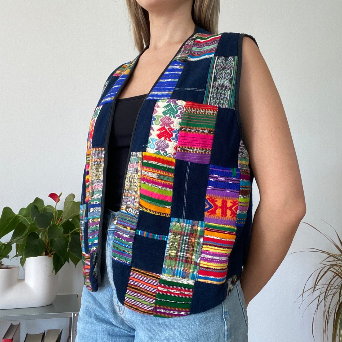 Patchwork vest