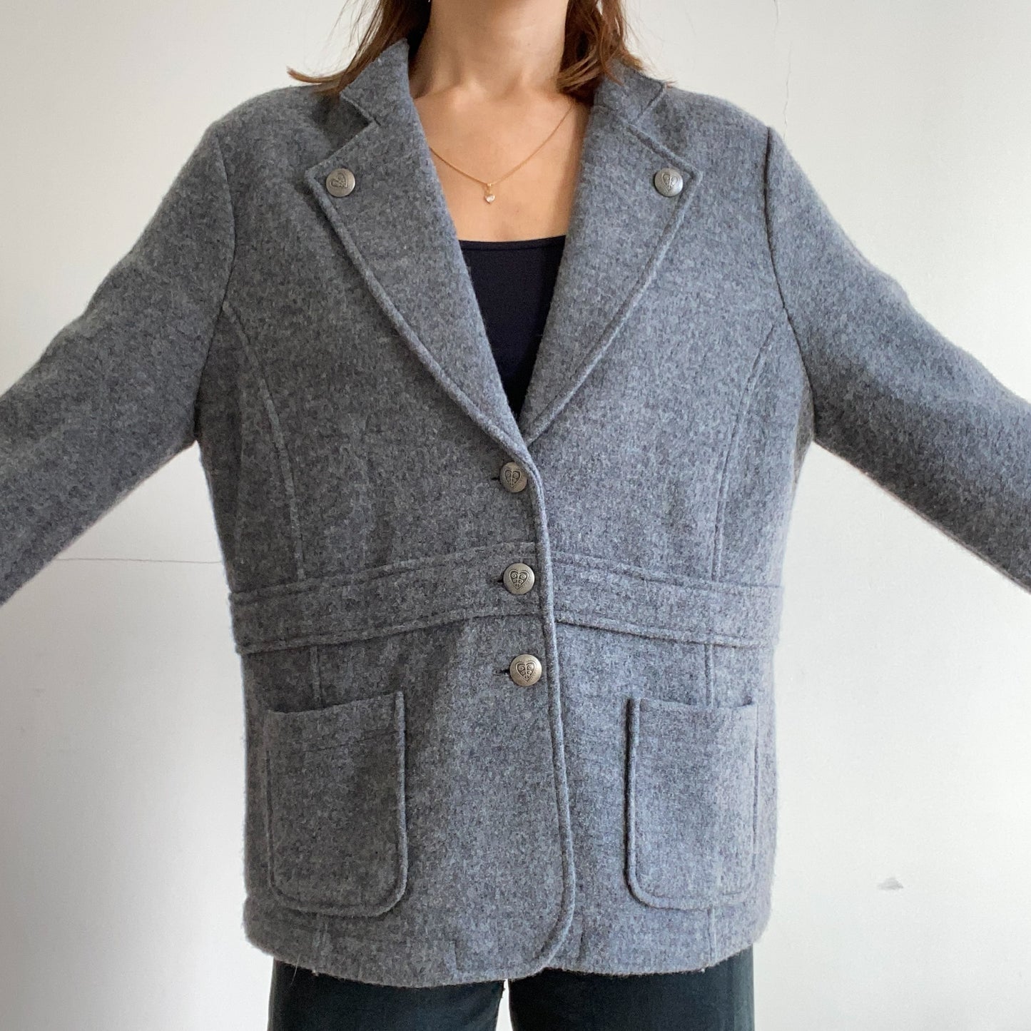 Wool grey jacket
