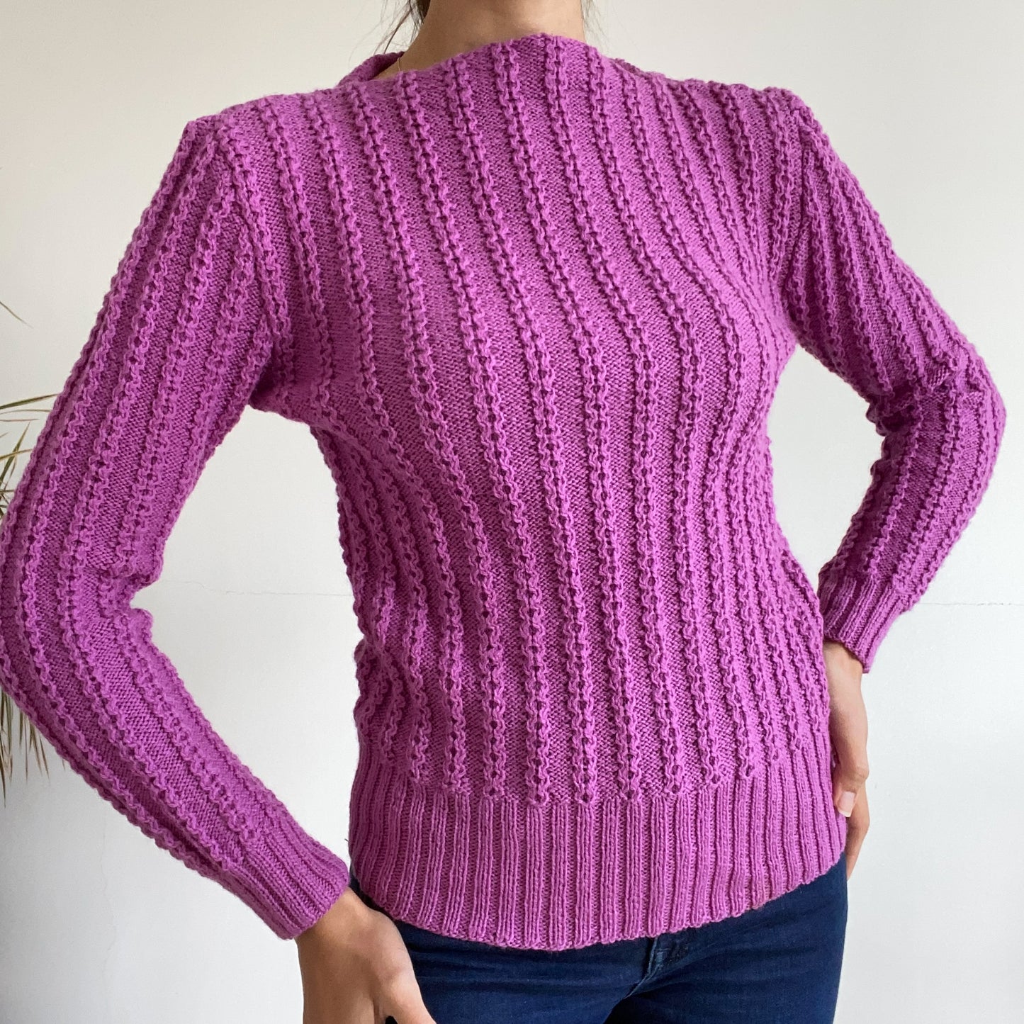 90s neck pullover sweater