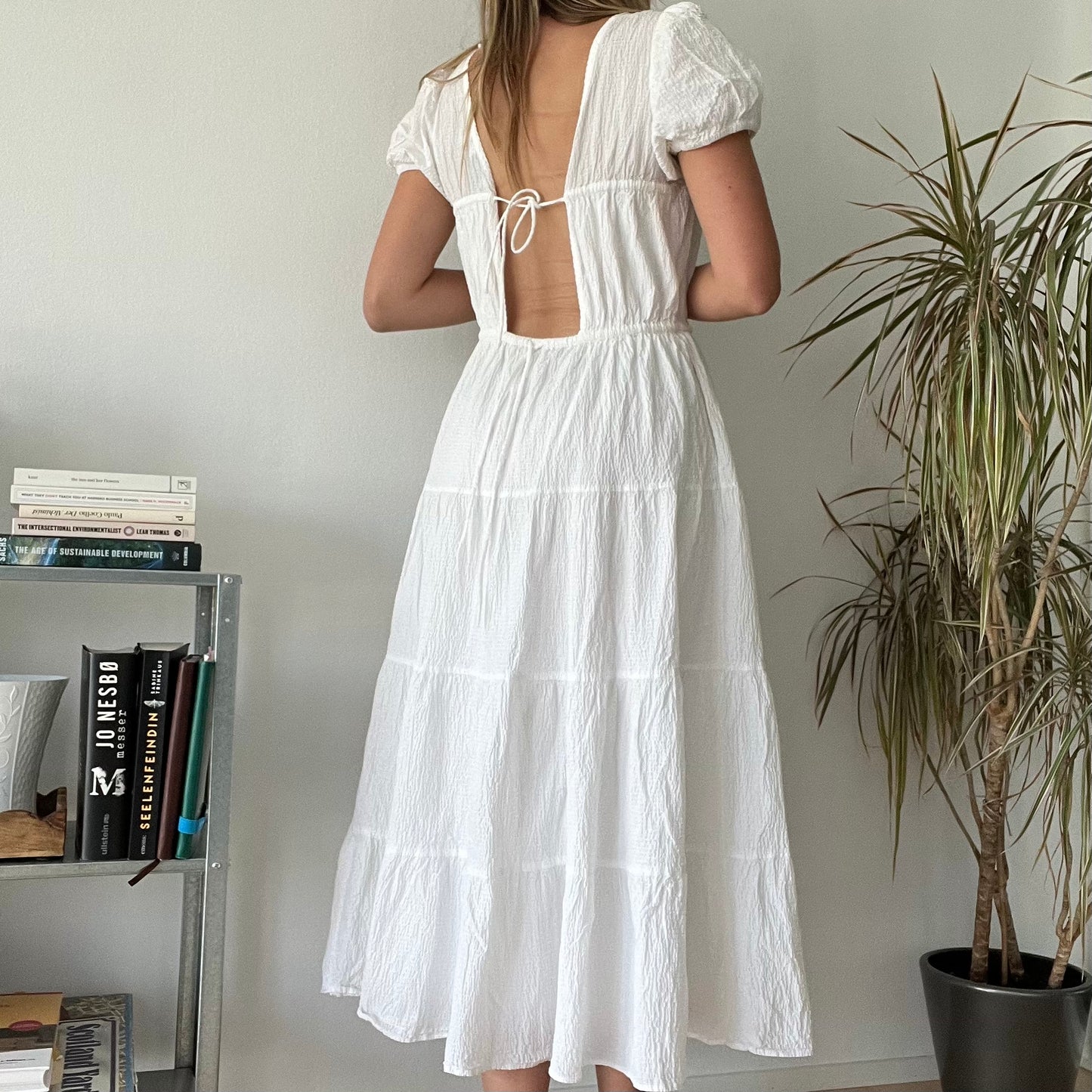 White prairie dress-Size