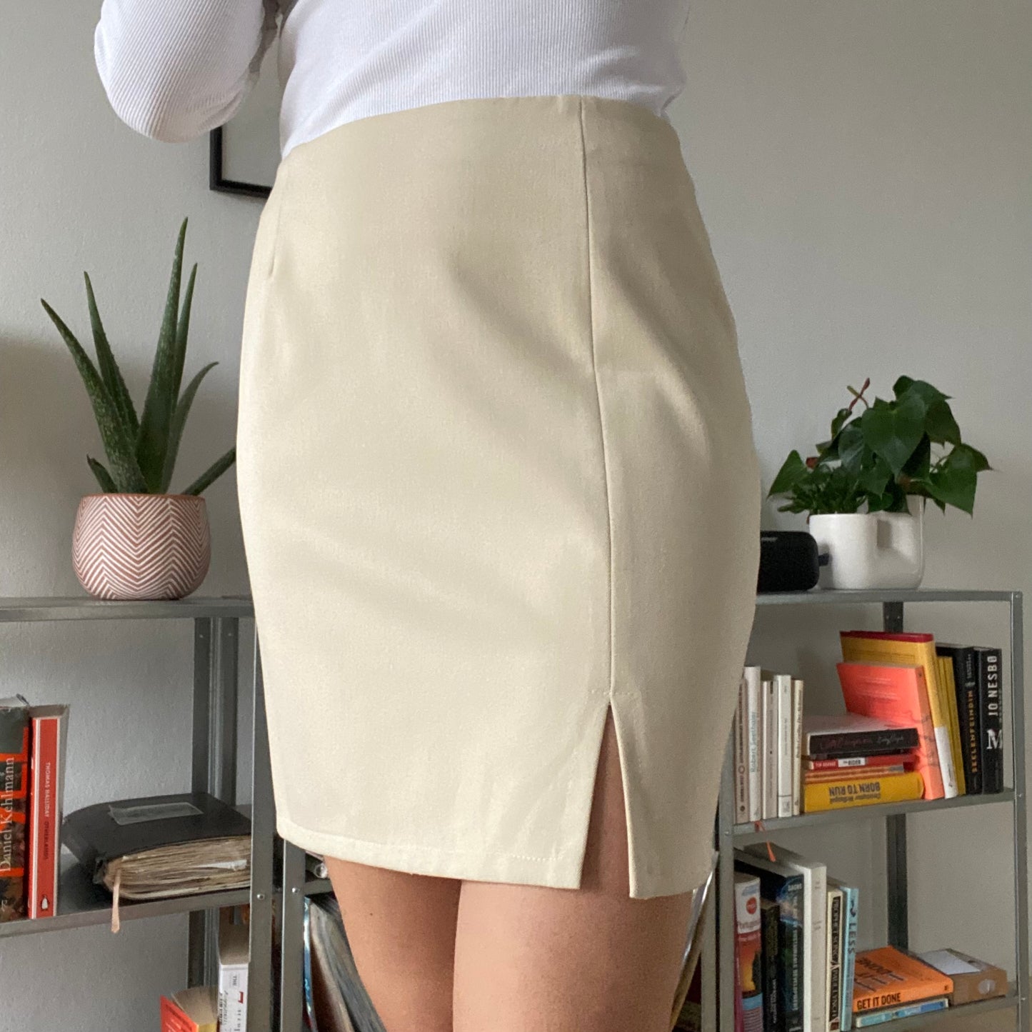 Mini butter yellow pencil skirt Sinéquanone-Size XS