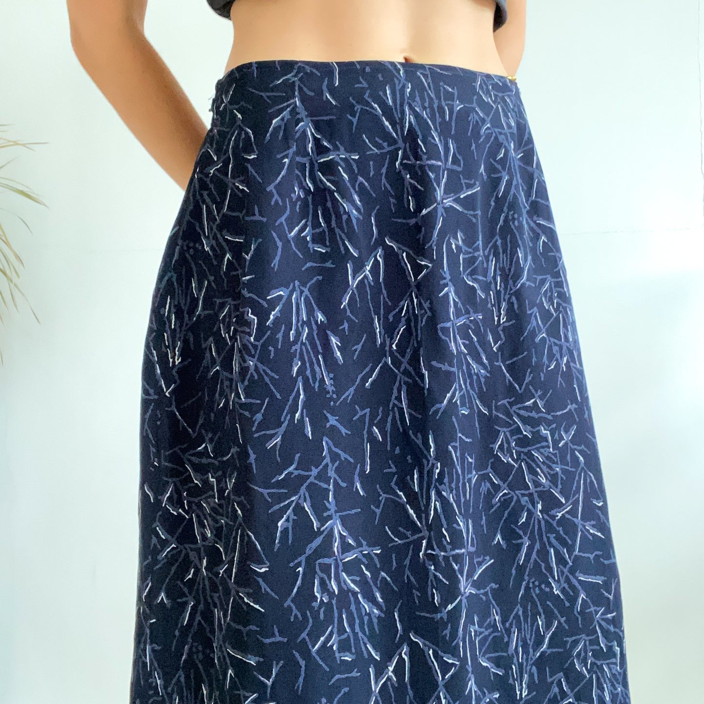90s Maxi purple skirt.
