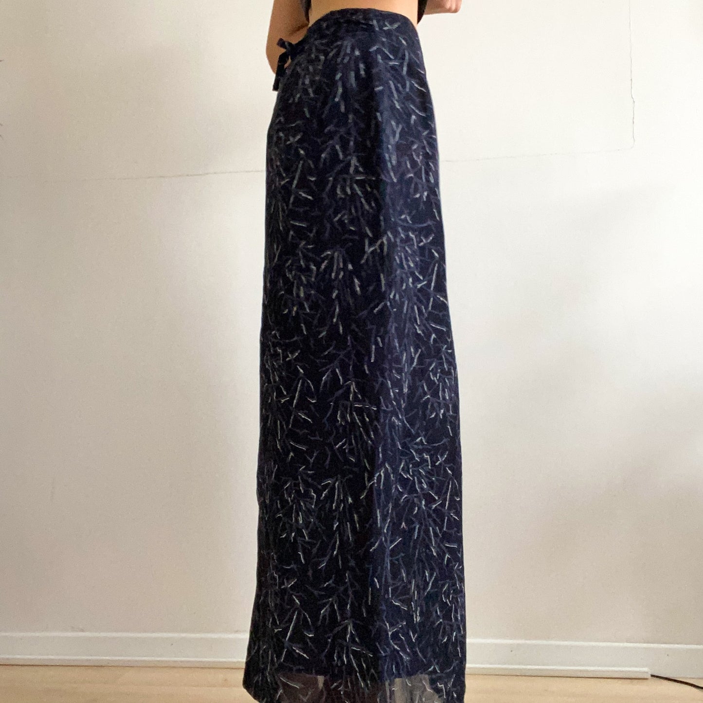 90s Maxi purple skirt.