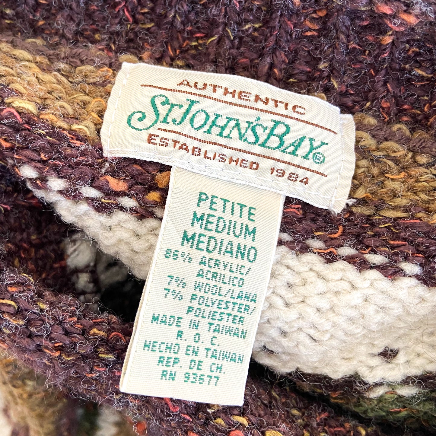 St John’s bay vintage pullover