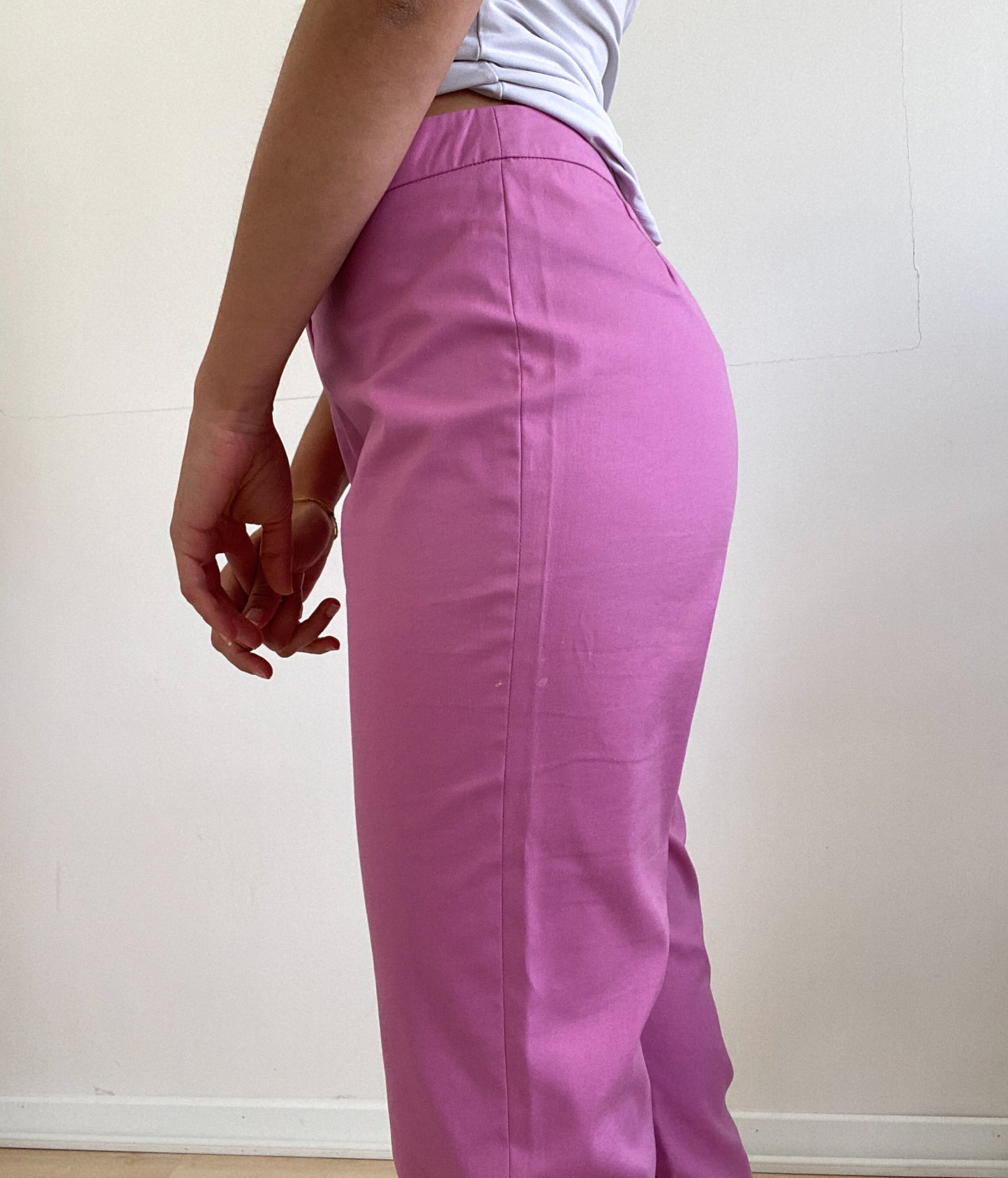 Pink trousers