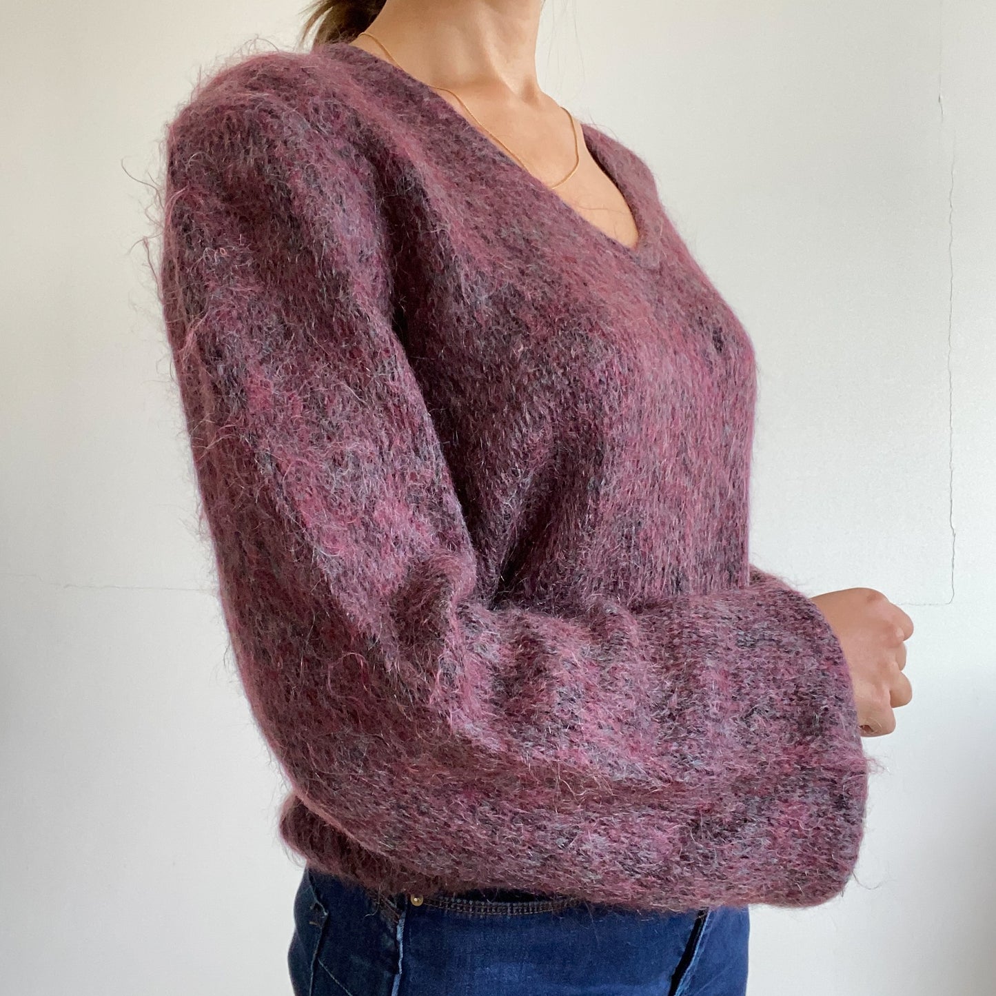 Purple pullover