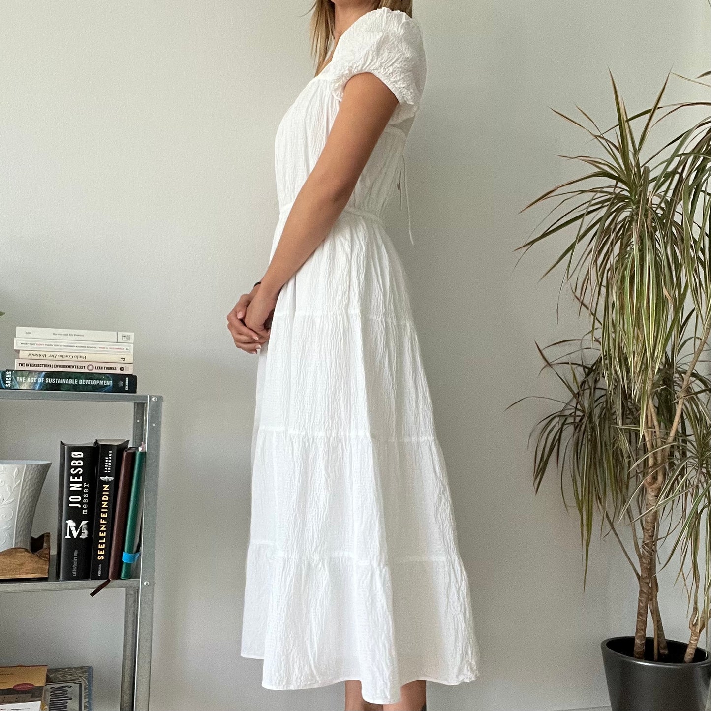 White prairie dress-Size
