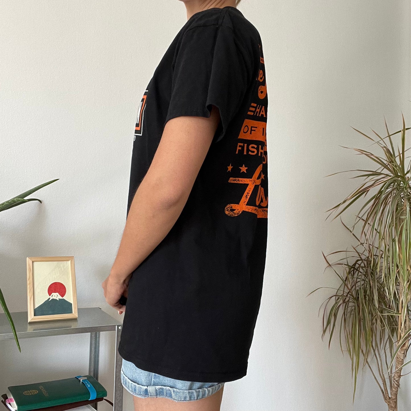 Harley Davidson, black T-shirt-Size M