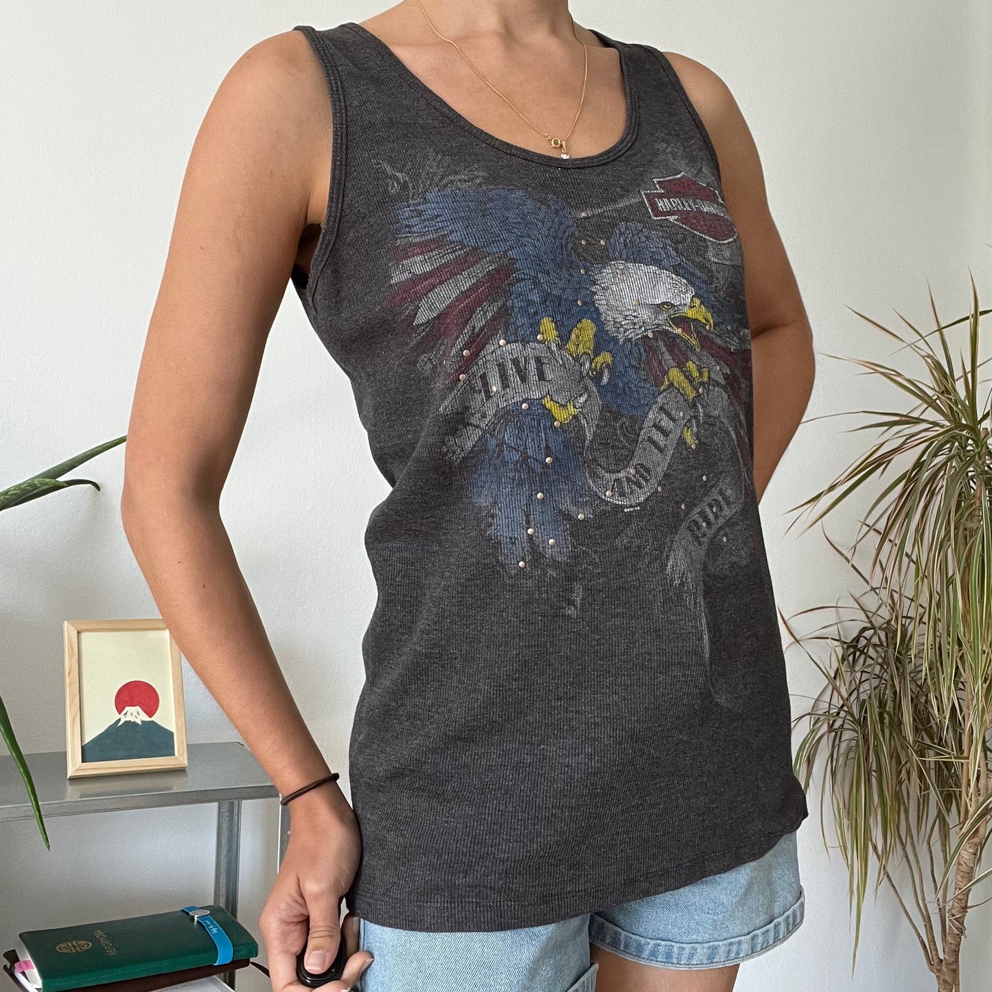 Harley Davidson tank top-size XL